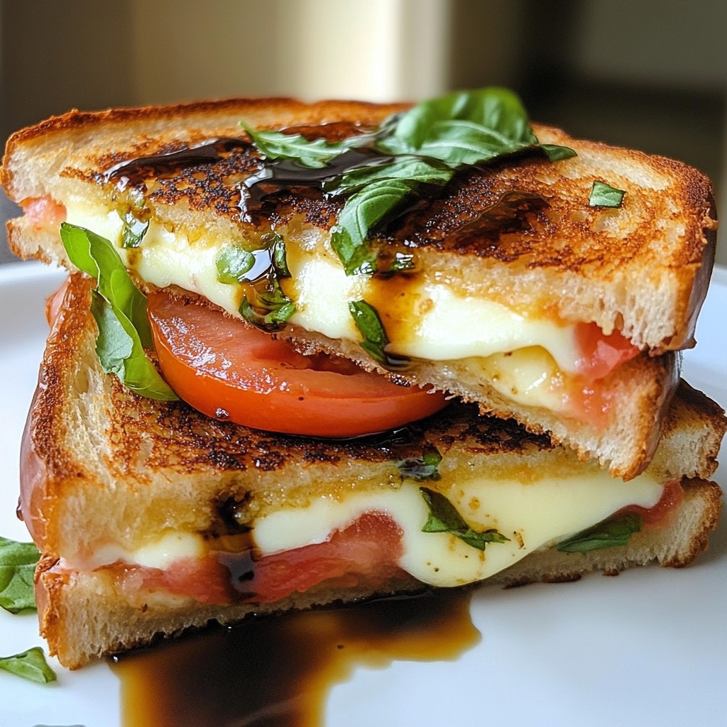 Caprese Grilled Cheese Köstlicher Genuss für alle