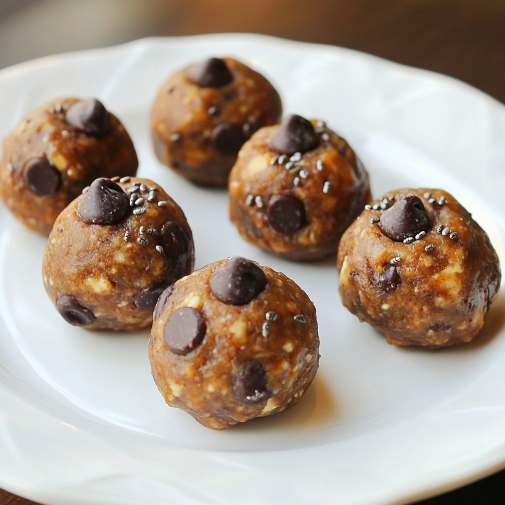 Erdnussbutter Schokoladen Energiebällchen Kraftgeladen