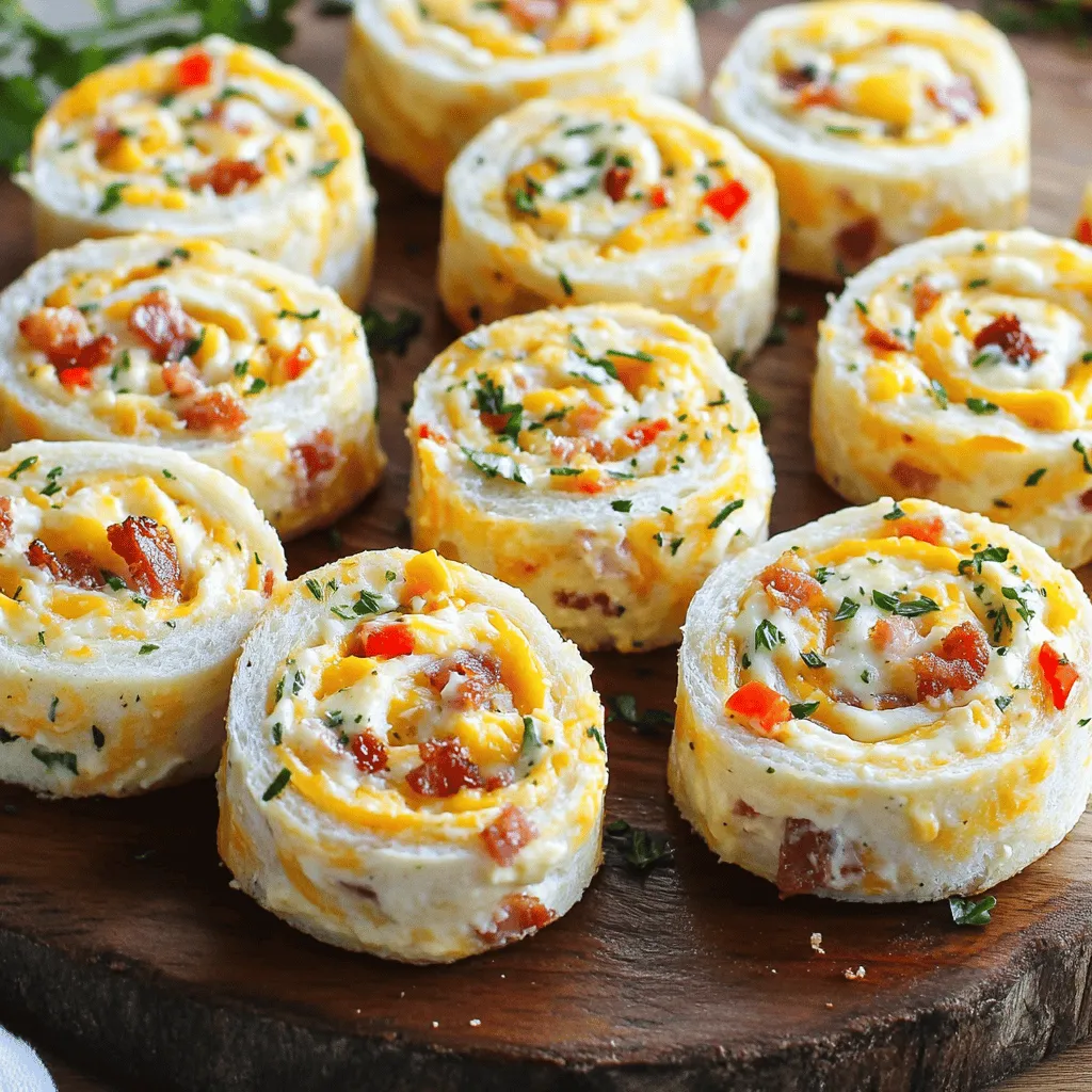 Bacon Cheddar Ranch Pinwheels sind leckere, gefüllte Tortillas. Man kombiniert sie mit Frischkäse, Bacon und Cheddar. Diese Snacks sind einfach zu machen und schmecken großartig. Ihr Geschmack ist eine perfekte Mischung aus salzig und cremig.